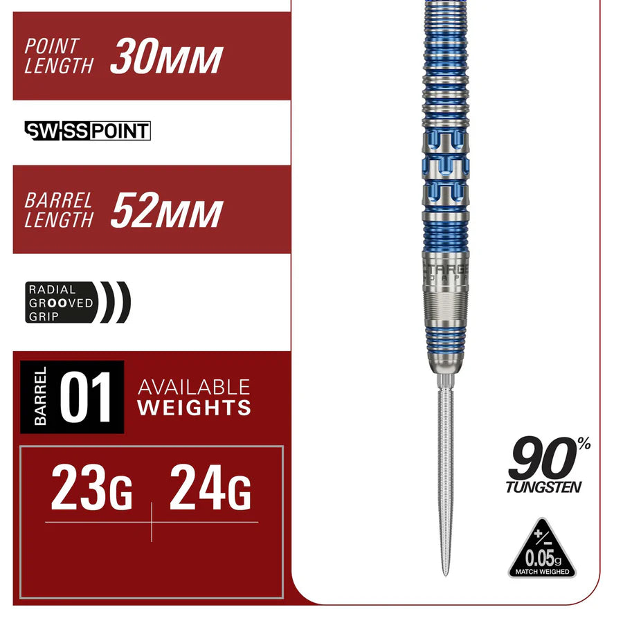Target Japan Mizu 01 Steel Tip Darts