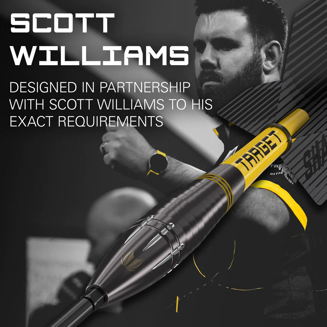 Target Scott Williams Black Steel Tip Darts