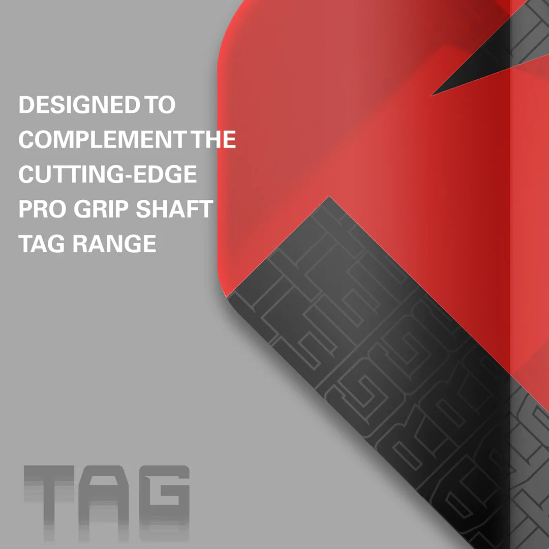 Target TAG Darts Flights - Red - 3 Sets