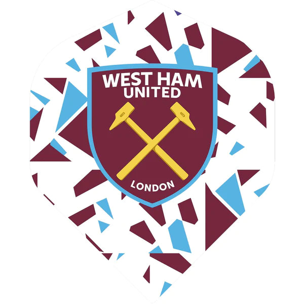 West Ham United FC Official Darts Flights - White