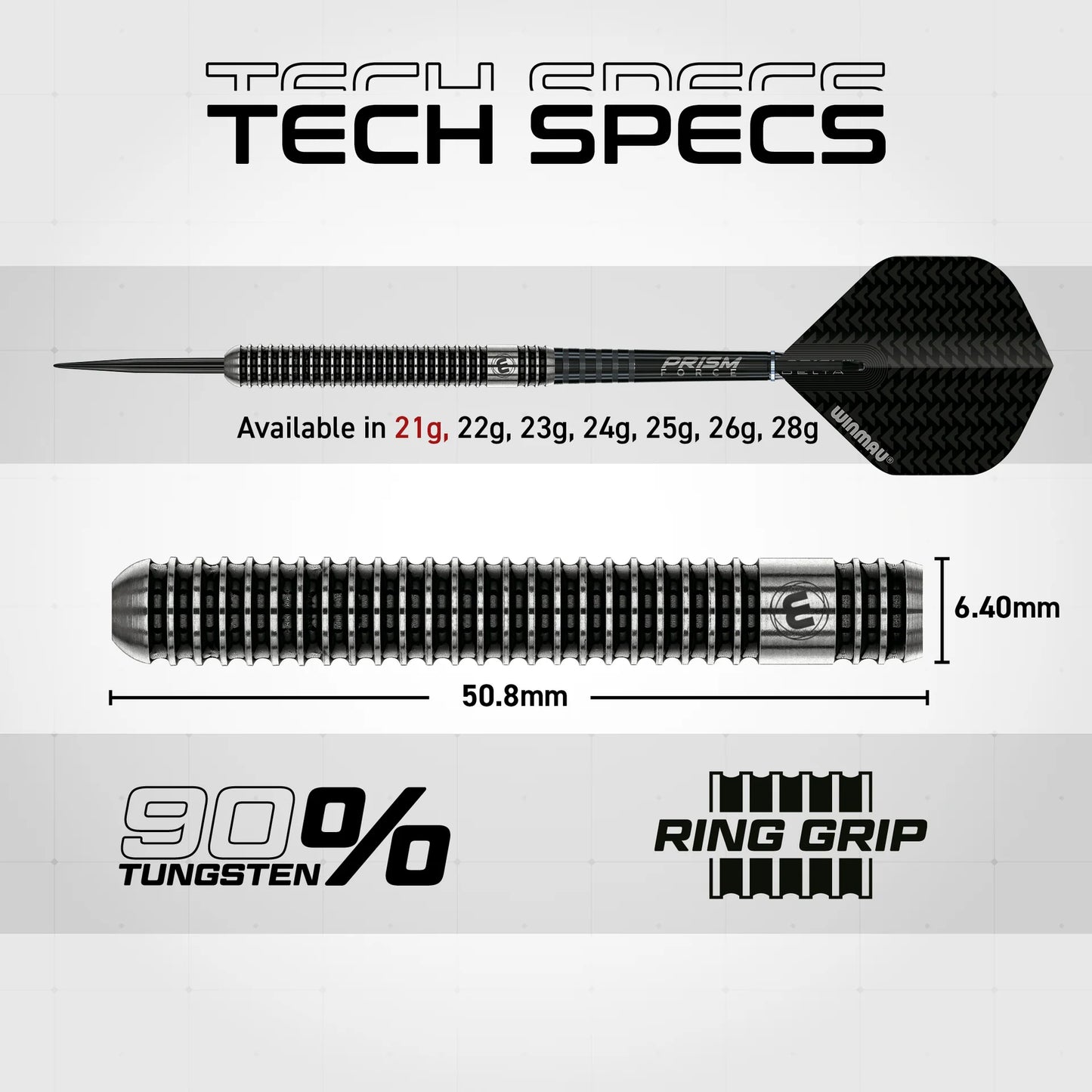 Winmau Blackout Steel Tip Darts