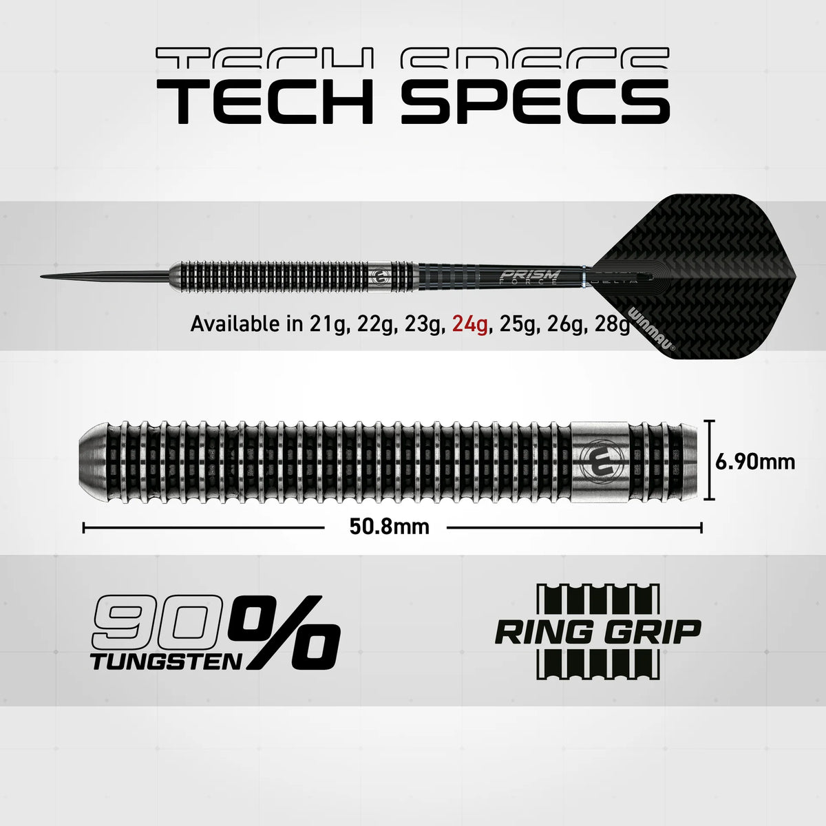 Winmau Blackout Steel Tip Darts