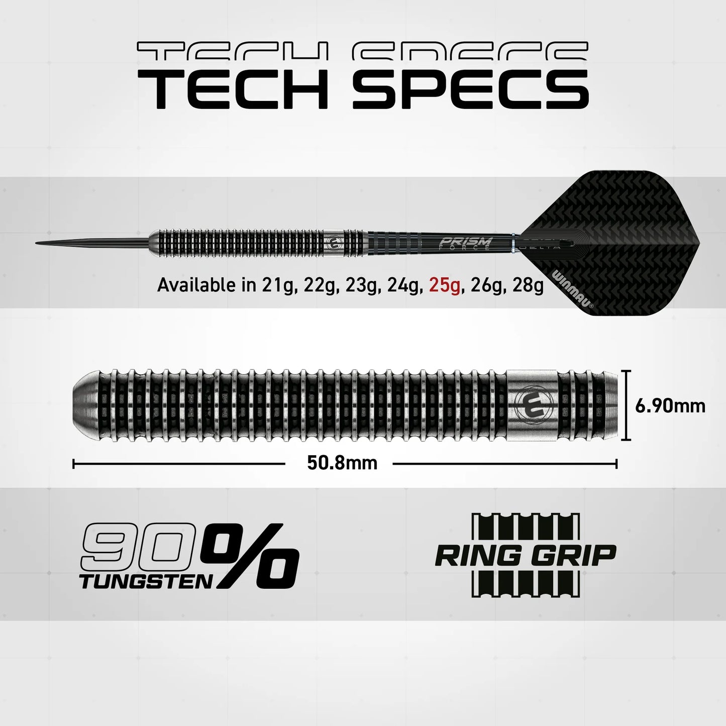 Winmau Blackout Steel Tip Darts