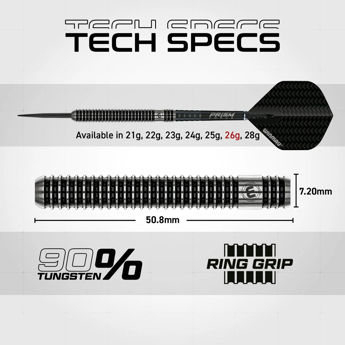 Winmau Blackout Steel Tip Darts