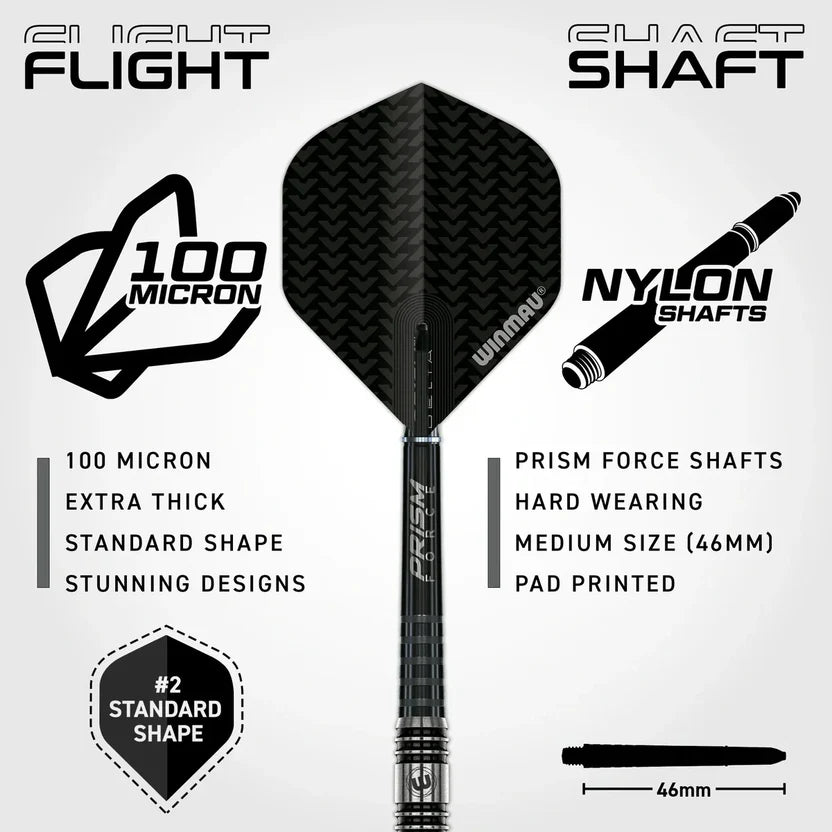 Winmau Blackout Steel Tip Darts
