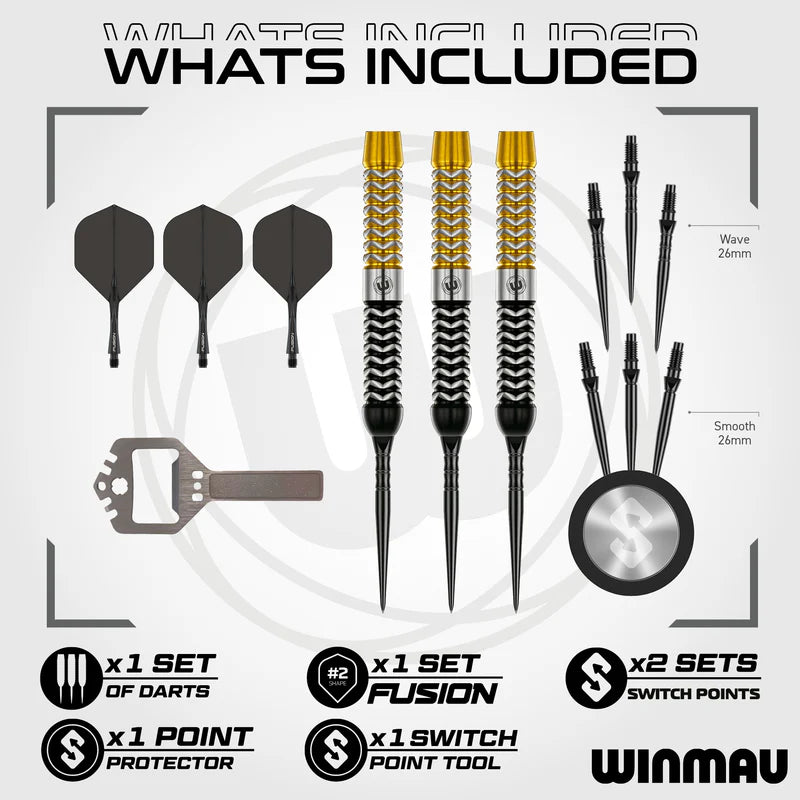Winmau Exion Parallel Switch Point Darts