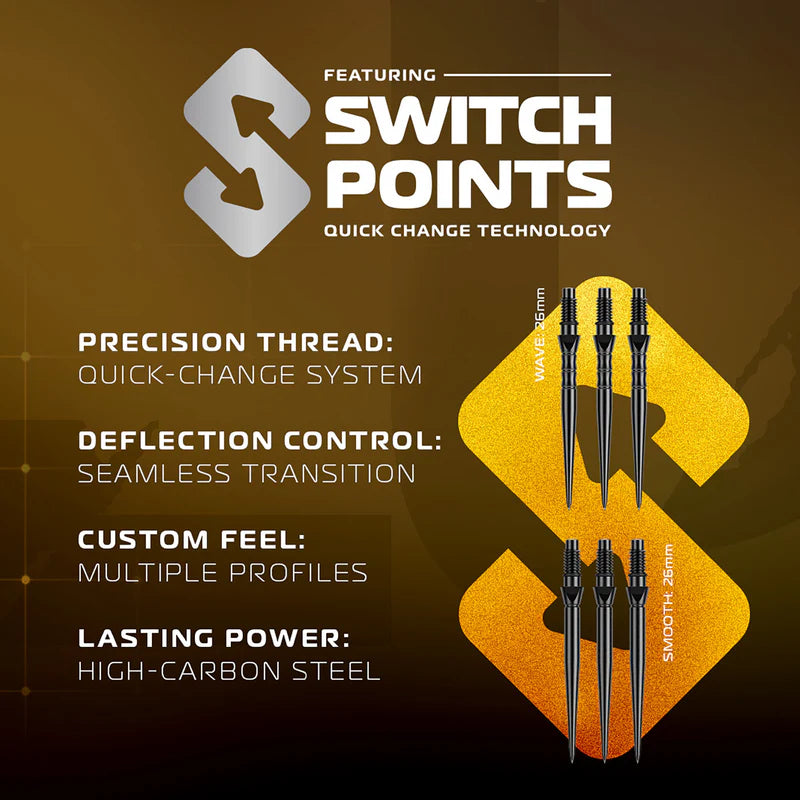 Winmau Exion Parallel Switch Point Darts