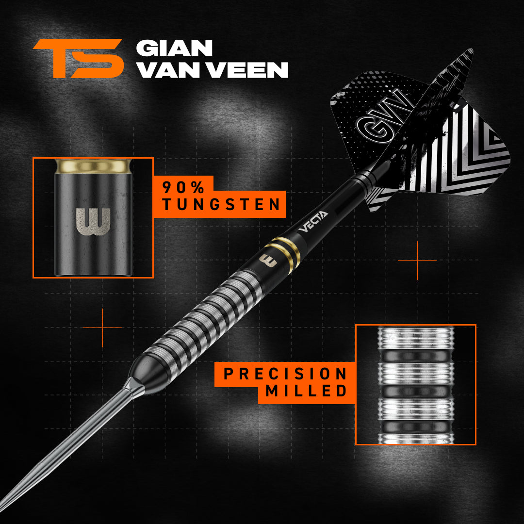 Winmau Gian Van Veen TS Switch Point Darts