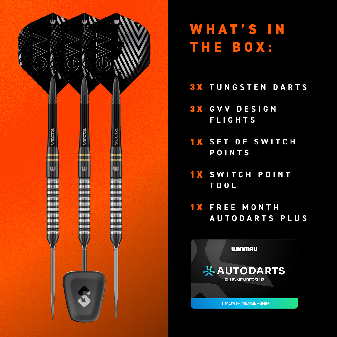 Winmau Gian Van Veen TS Switch Point Darts