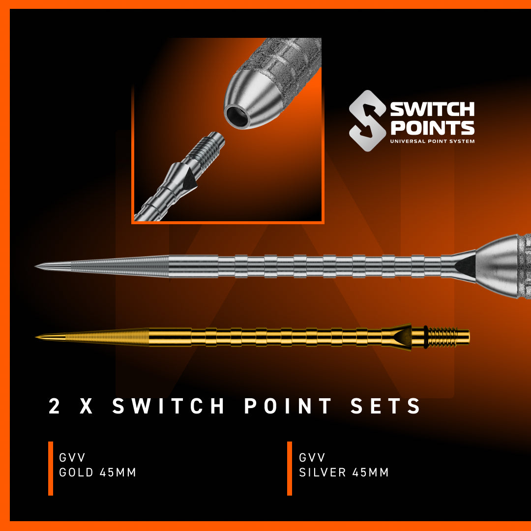Winmau Gian Van Veen W-MAX Switch Point Darts