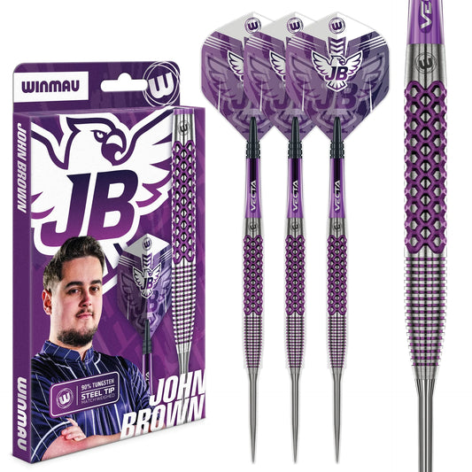 Winmau John Brown Signature Edition Steel Tip Darts