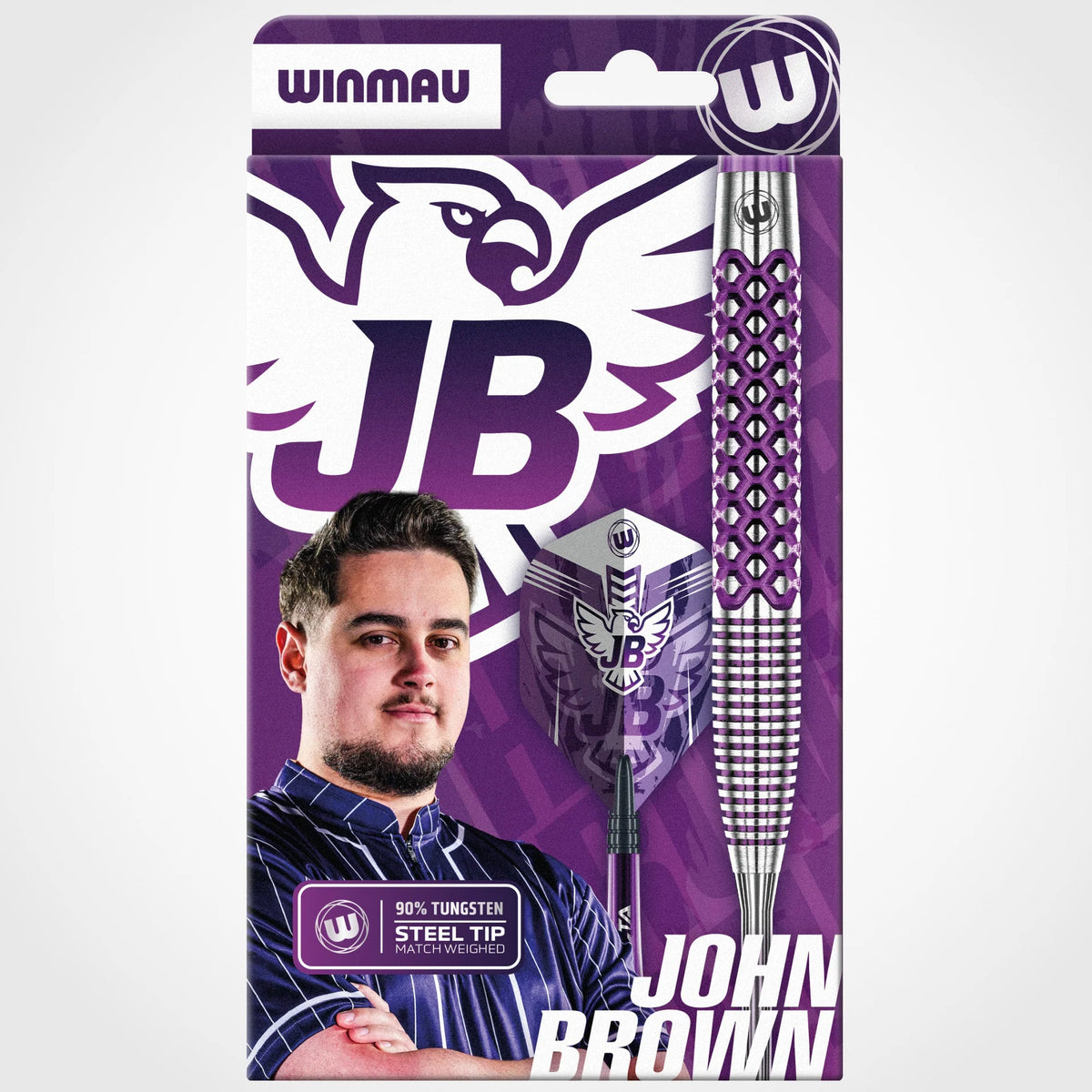 Winmau John Brown Signature Edition Steel Tip Darts