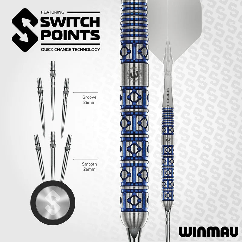 Winmau Lunaris Parallel Switch Point Darts