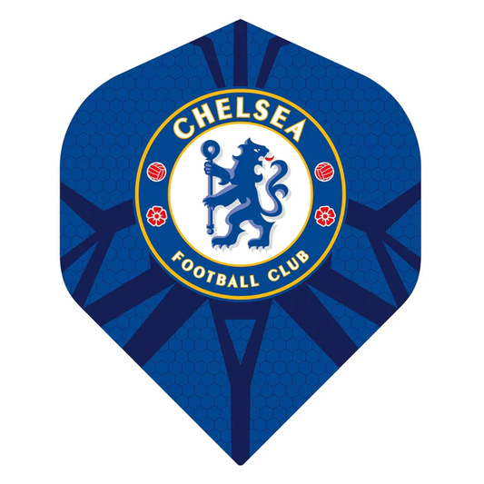 Chelsea FC Official Darts Flights - Pattern Logo