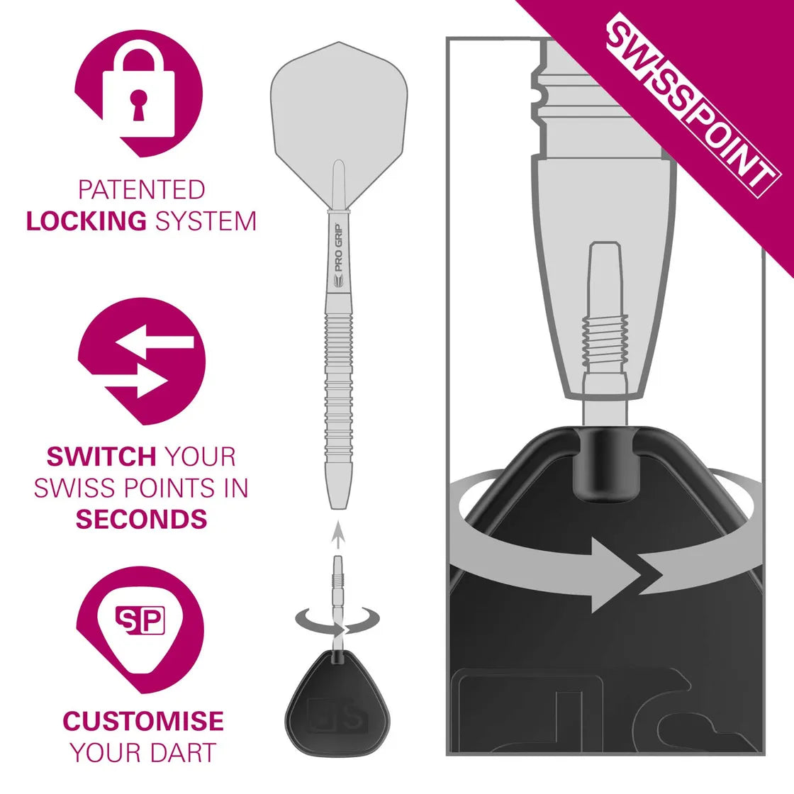 Target Darts Japan Premium Swiss Points