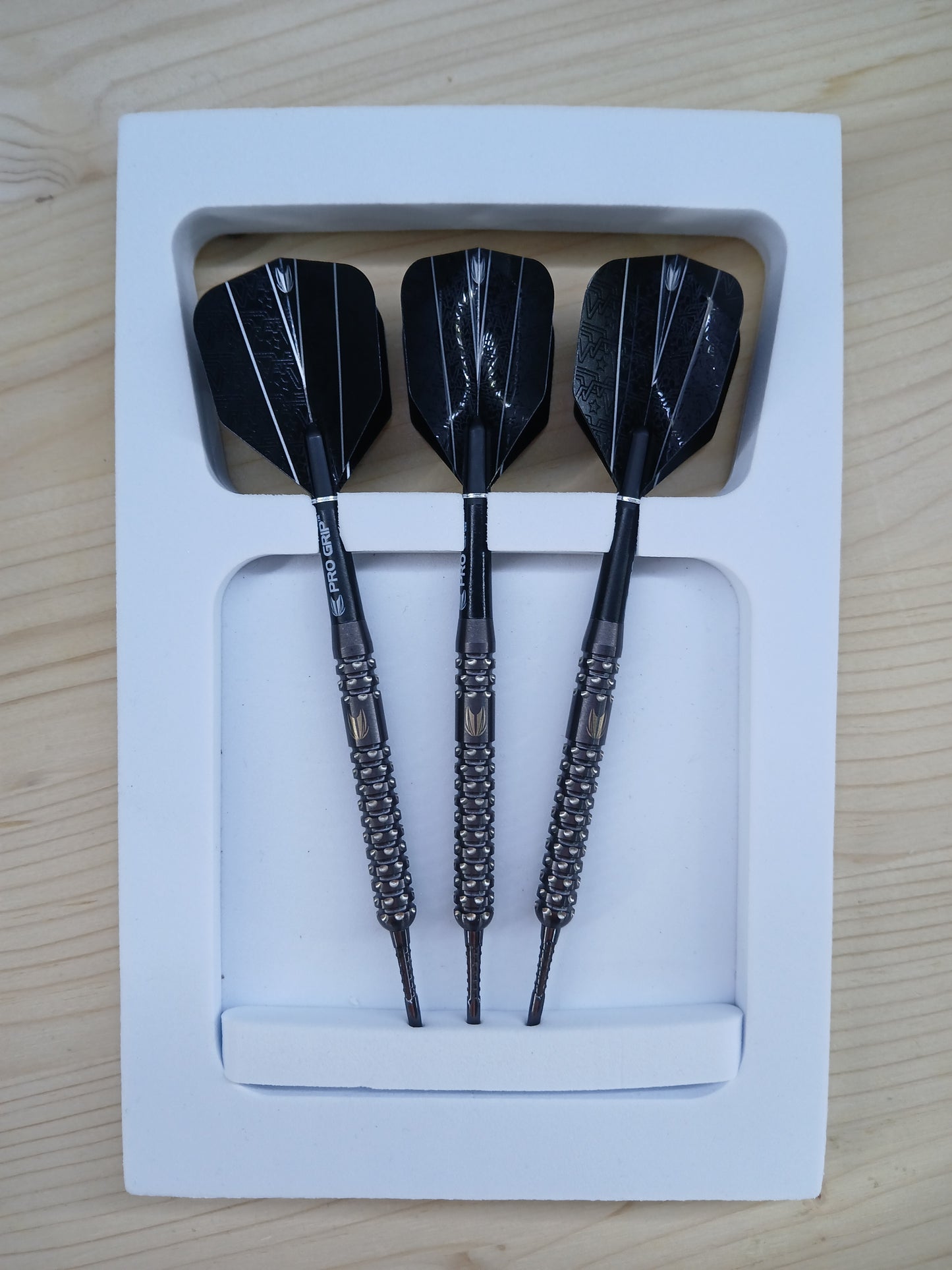 Used - Target Rob Cross Black Pixel Steel Tip Darts 25g