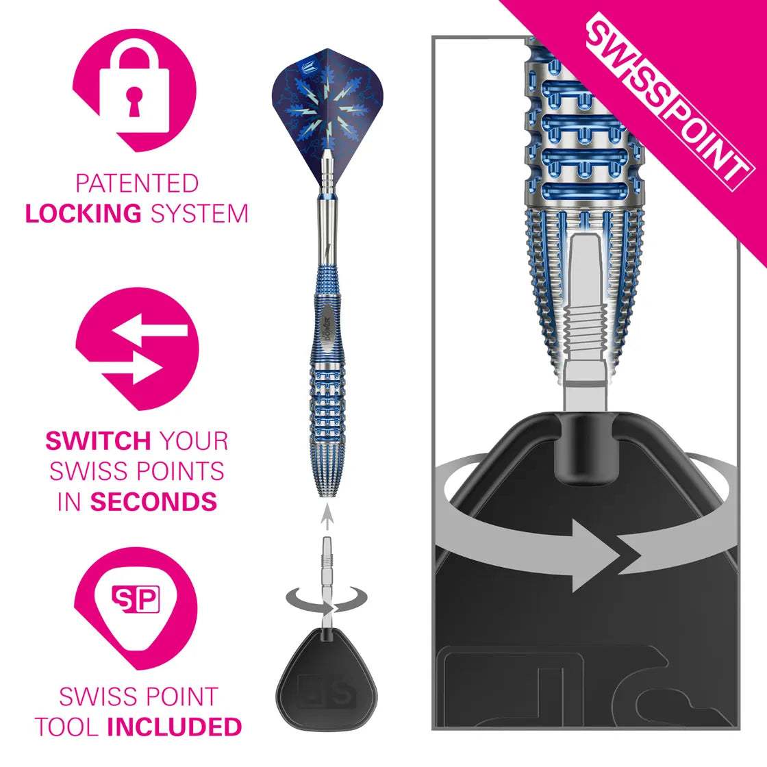 Target Phil Taylor Gx2 Steel Tip Darts
