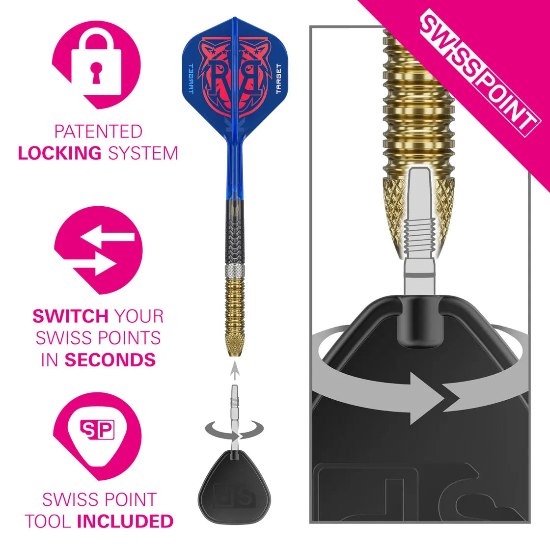 Target Raymond Van Barneveld G6 SP Steel Tip Darts