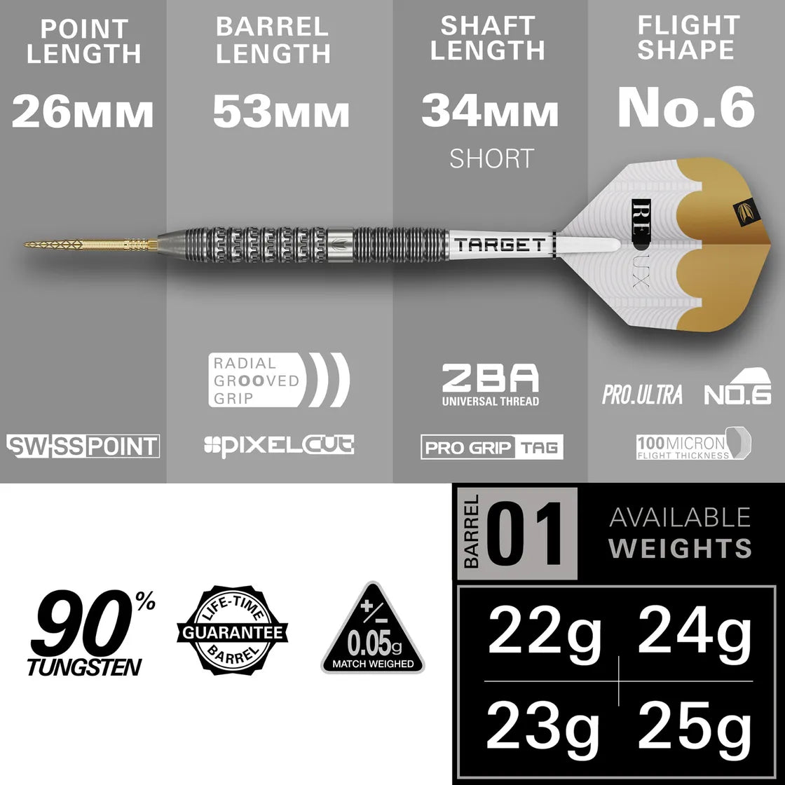 Target Redux 01 SP Steel Tip Darts
