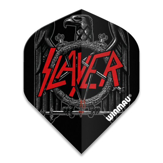 Winmau Rock Legends Darts Flights - Slayer Black Eagle