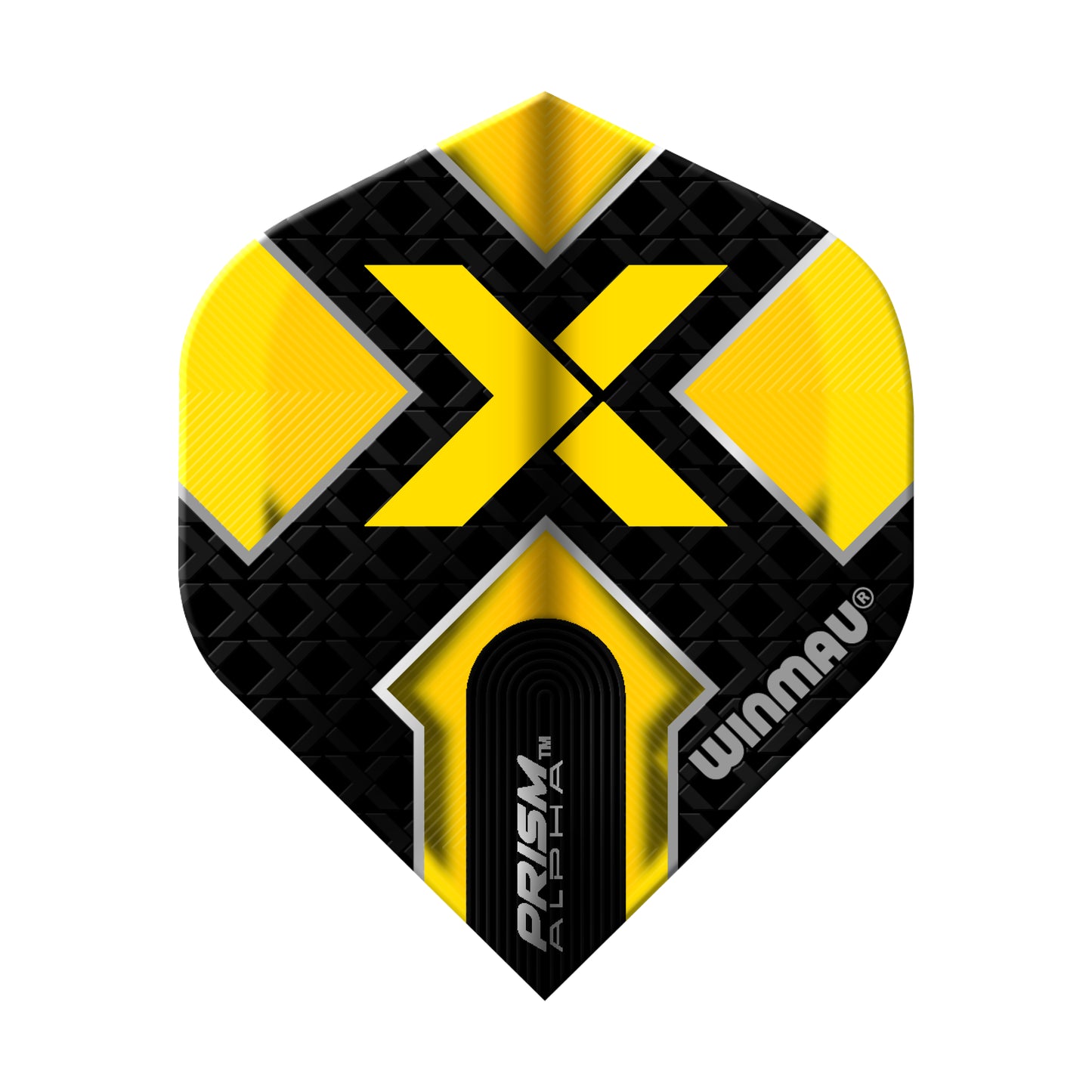 Winmau Prism Alpha Darts Flights - Yellow/Black